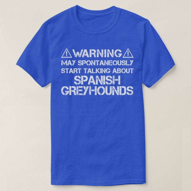 Camiseta Aviso de grifo español (Diseño del anverso)