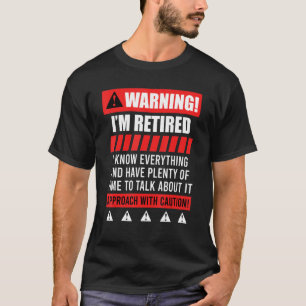 Camiseta Aviso de jubilación Pensionista 2