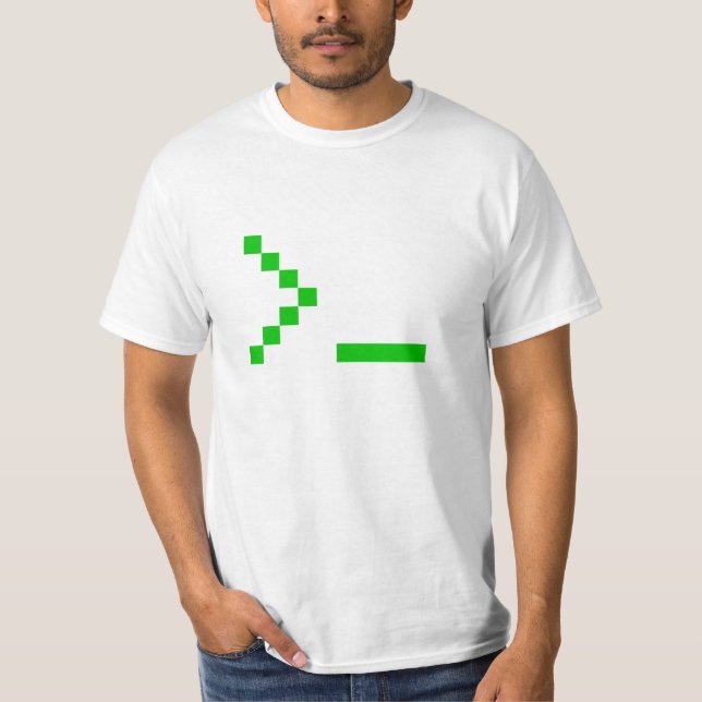 Camiseta Aviso de la entrada de texto del ordenador de la (Anverso)