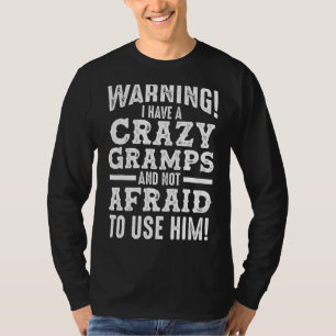 Camiseta ¡Aviso de los hombres! Tengo Una Familia Loca.