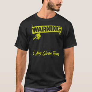 Camiseta Aviso De Pelota De Polvo Esta Persona Puede Hablar