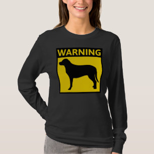 Camiseta Aviso de perro recuperador de Labrador