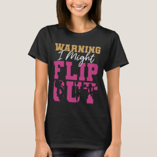 Camiseta Aviso de porristas de ánimo Es posible que me vuel