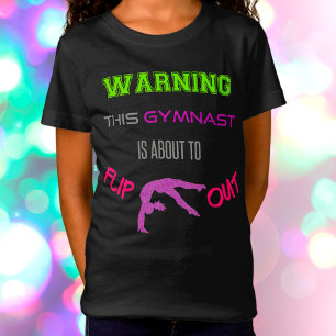 Camiseta Aviso De Que Esta Gimnasta Está A Punto De Volvers