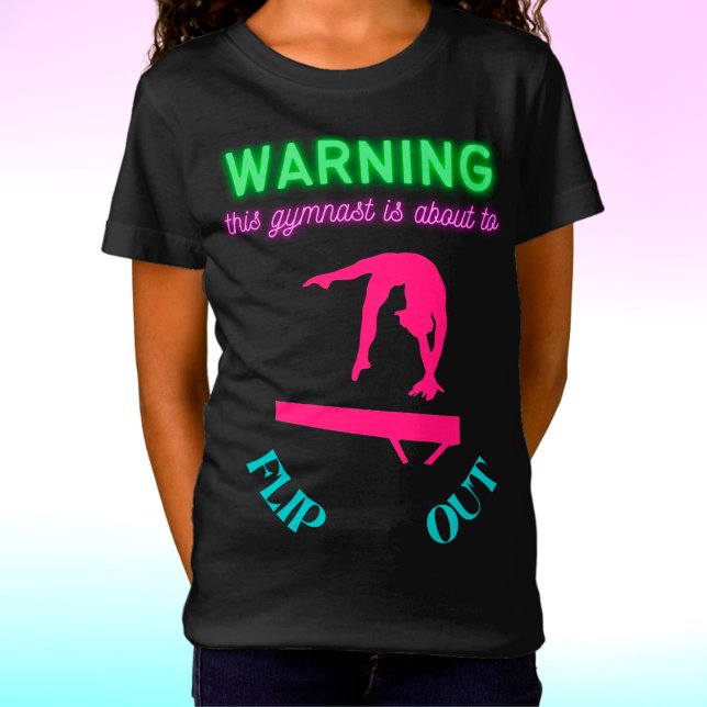 Camiseta Aviso De Que Esta Gimnasta Está A Punto De Volvers (Subido por el creador)