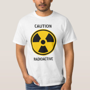 Camiseta Aviso de radiactividad