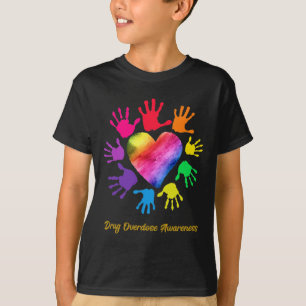 Camiseta Aviso de sobredosis de fármacos Ayuda para sobredo