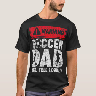 Camiseta Aviso de vejez masculino: Papá gritará fuerte F