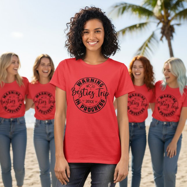 Camiseta Aviso de viaje de los bestias en progreso Negro en (Subido por el creador)