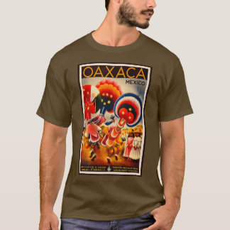 Camiseta Aviso de viaje retro de Oaxaca México