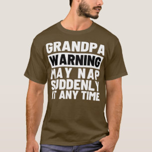 Camiseta Aviso del abuelo puede caer repentinamente en cual