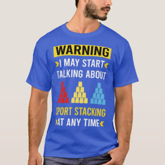 Camiseta Aviso Deporte Stacking Cup Stacking Speed Stacking