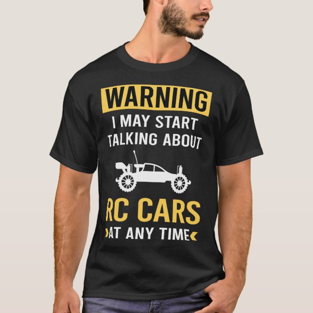 Camiseta Aviso divertido de coches RC (Anverso)
