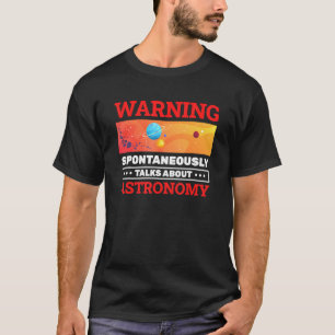 Camiseta Aviso Espontáneamente a las conversaciones de los 