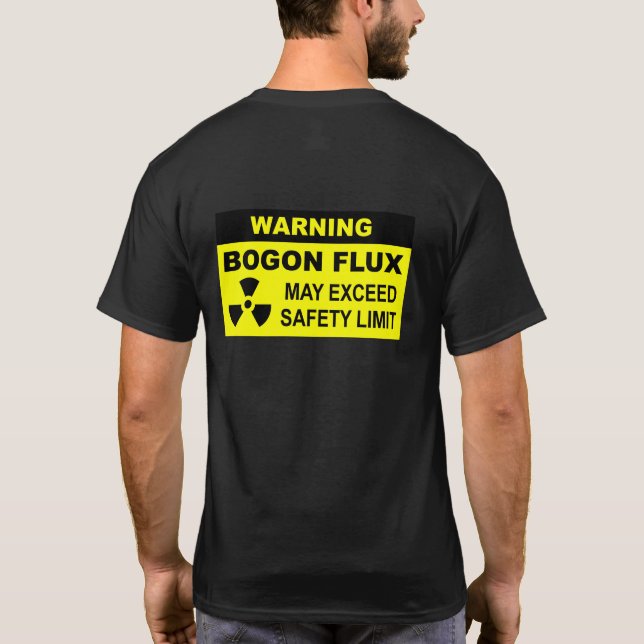 Camiseta Aviso: Flux de Bogon (Reverso)