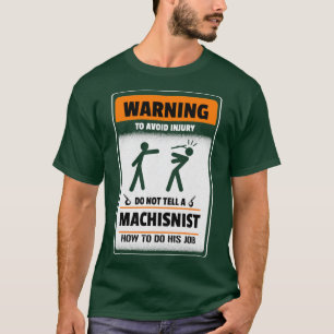 Camiseta Aviso para evitar lesiones No le diga al machista