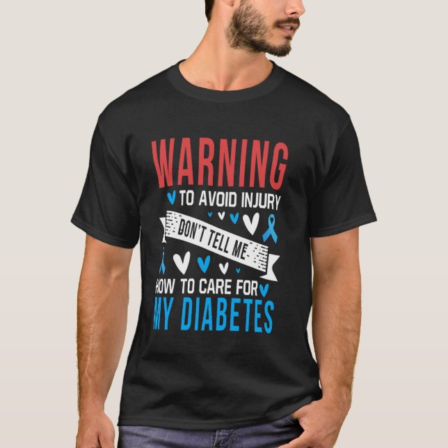 Camiseta Aviso para evitar lesiones No me digas cómo import (Anverso)
