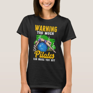 Camiseta Aviso Pilates Instructor Gym Pilates Fitness