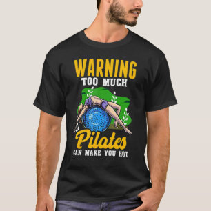 Camiseta Aviso Pilates Instructor Gym Pilates Fitness