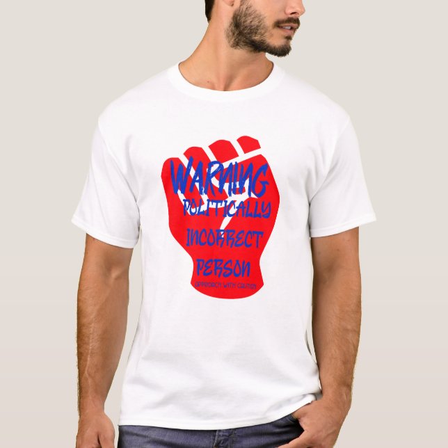 Camiseta Aviso Políticamente Incorrecto Persona (Anverso)