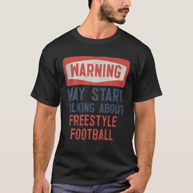 Camiseta Aviso puede empezar a hablar sobre el fútbol libre (Anverso)