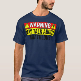 Camiseta AVISO Puede Hablar De Triatlones