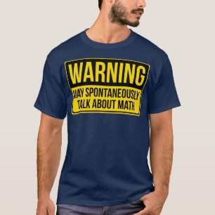 Camiseta Aviso Puede Hablar Espontáneamente De Mat Regalo M