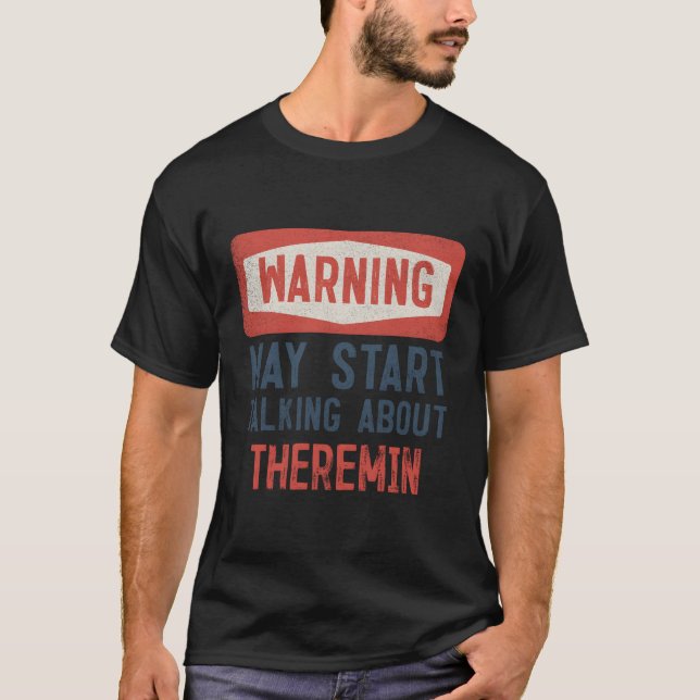 Camiseta Aviso Que No Hablemos De Theremin (Anverso)