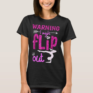 Camiseta Aviso que podría revertir las divertidas gimnasias
