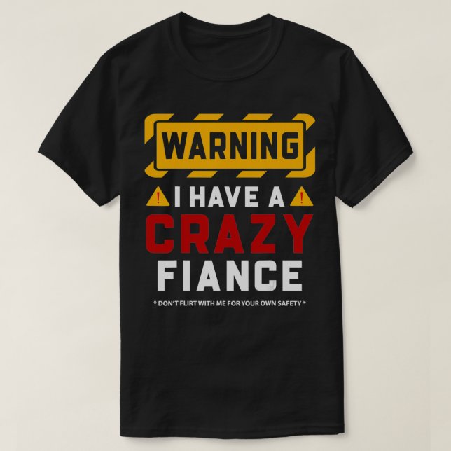 Camiseta Aviso Que Tengo Una Fiesta Loca  (Diseño del anverso)