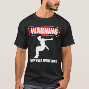 Camiseta Aviso salto sobre todo Parkour Runner 2
