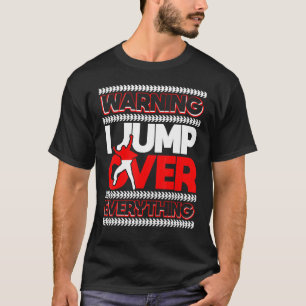 Camiseta Aviso salto sobre todo Parkour Salto Tri