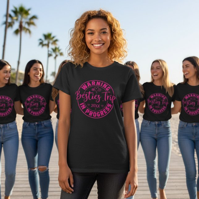Camiseta Aviso sobre el viaje de bestias en progreso magent (Subido por el creador)