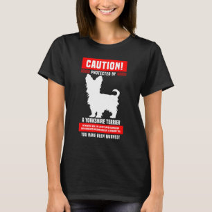Camiseta Aviso Territorial De Yorkshire Protegido Por
