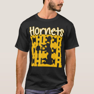 Camiseta Avispas Cheer Back To School Espíritu de Porristas