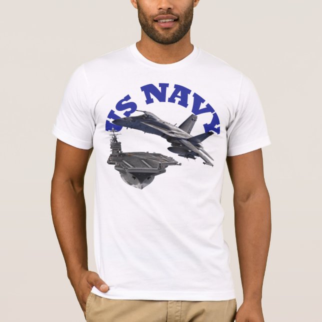 Camiseta Avispón y USS Truman de F 18 (Anverso)