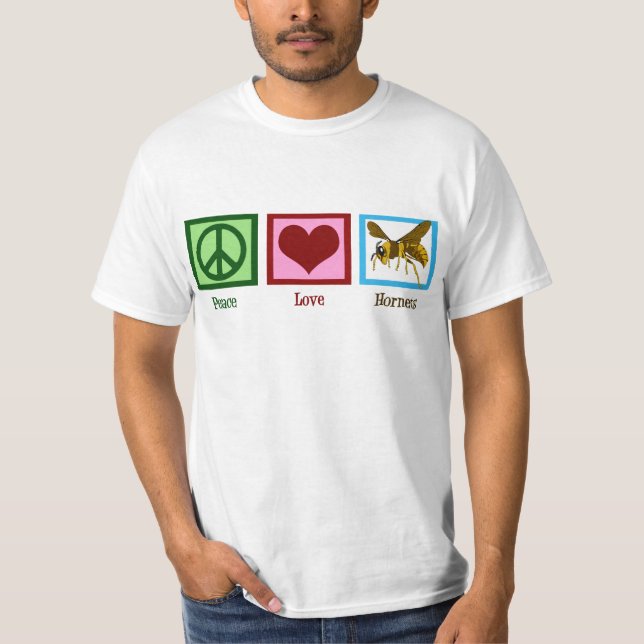 Camiseta Avispones del amor de la paz (Anverso)