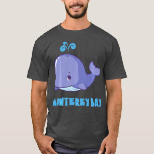 Camiseta avistamiento de ballenas MONTEREY BAY CALIFORNIA r