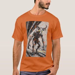 Camiseta Avistamiento de terror de CCTV con glitch del crip