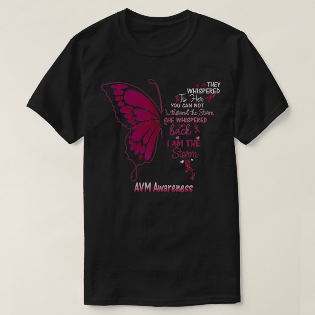 Camiseta AVM Soy la tormenta (Diseño del anverso)
