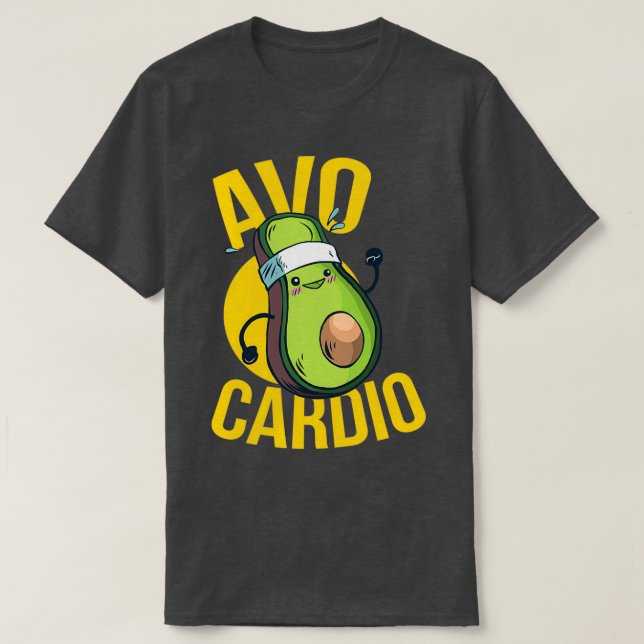 Camiseta Avo Cardio Aguacate (Diseño del anverso)