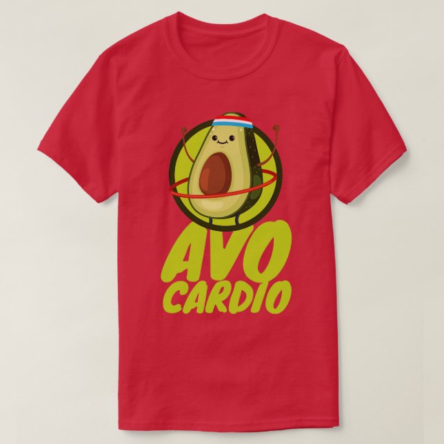 Camiseta Avo Cardio Fitness Aguacate (Diseño del anverso)