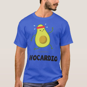 Camiseta Avo Cardio Funny Workout Tropical Fruit Aguacate S