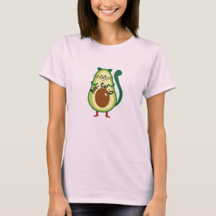 Camiseta Avo-cat-o , Funny Nerdy Cat Guac Aguacate Aovers T