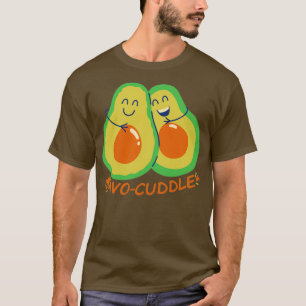 Camiseta Avo cuddle divertido diseño vegano