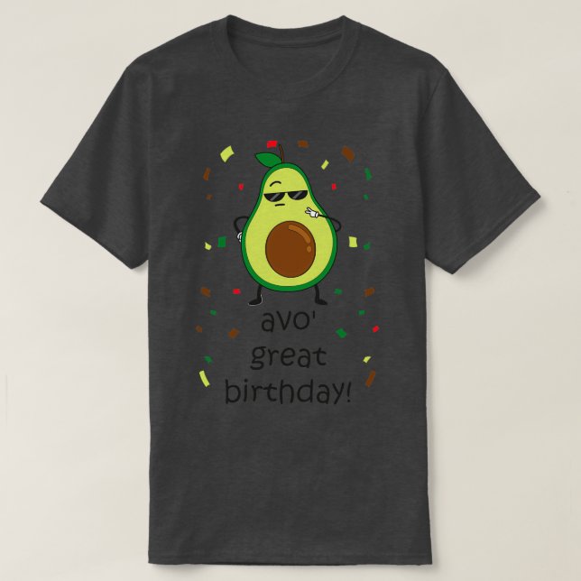 Camiseta Avo Gran Cumpleaños 1 (Diseño del anverso)