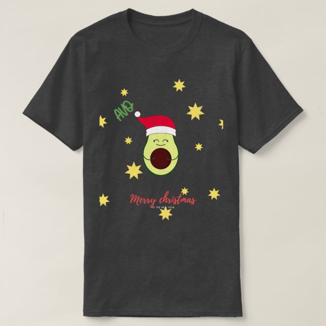 Camiseta Avo Merry Christmas Classic TShirt (Diseño del anverso)