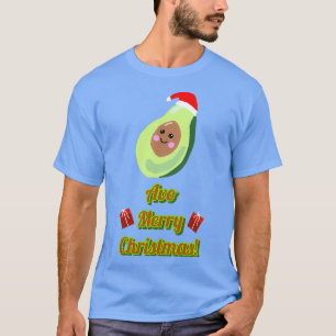 Camiseta Avo Merry Navidades de Navidad Aguacate