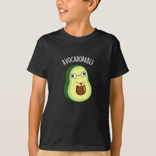 Camiseta Avoc adorable Funny Aguacate Pun Dark BG