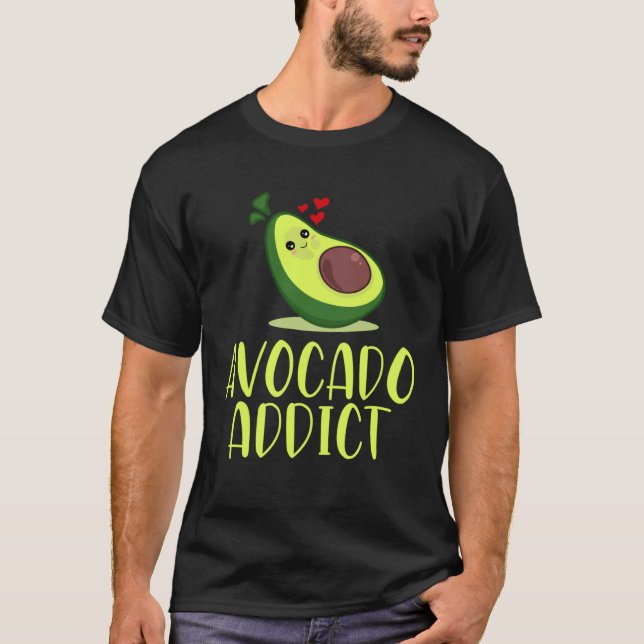 Camiseta Avocado Addict Guacamole Fruits Vegetables Broccol (Anverso)